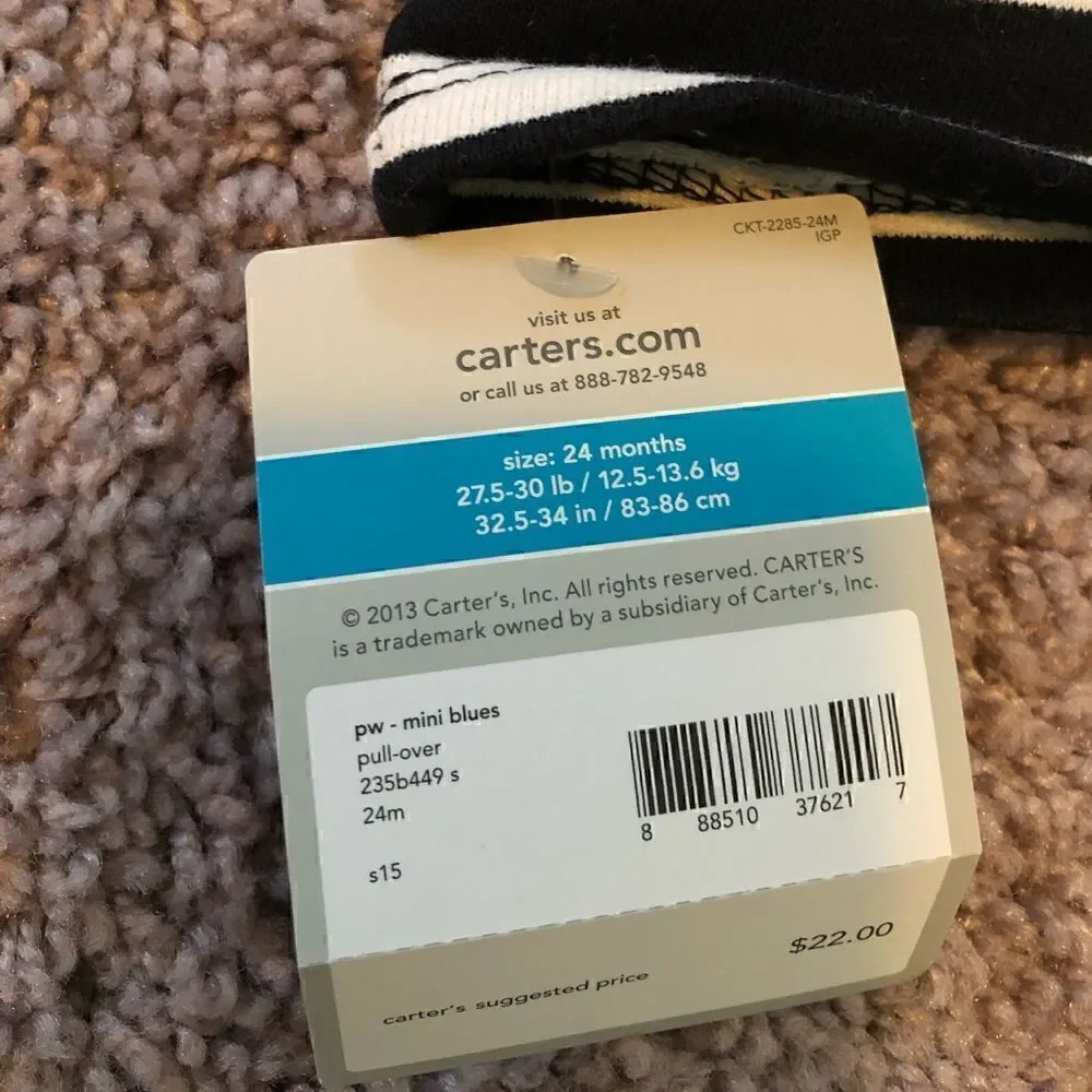 Carter’s 24mo tunic pullover shirt like new!